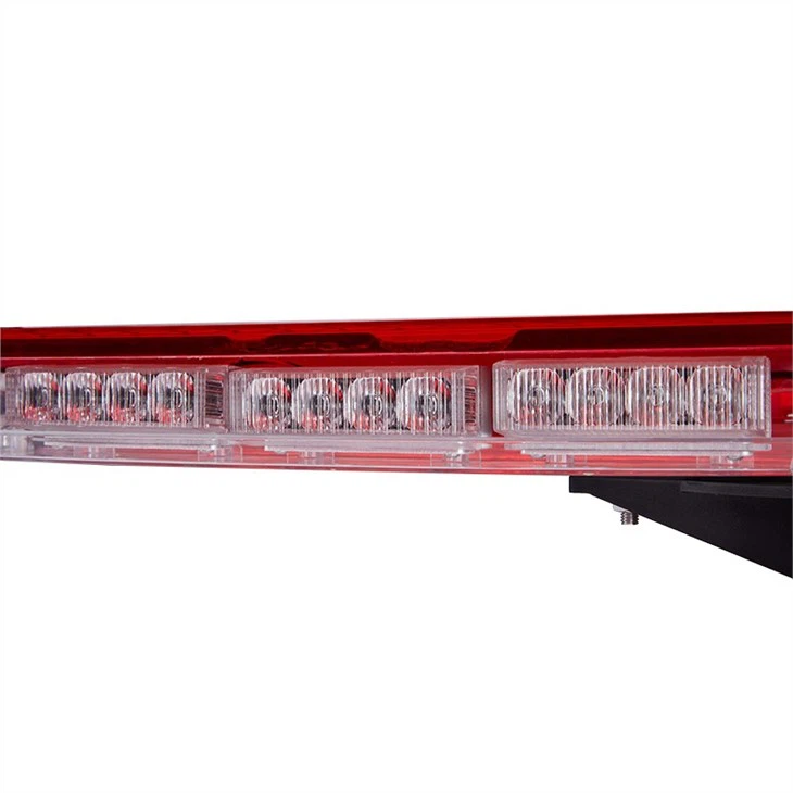 SENKEN The Best Police Lightbar Manufacturers & Suppliers In The World OEM ODM New Emergency Slim Led Red Blue Police Patrol Car Light Bars Siren Warning Lightbar With Speaker